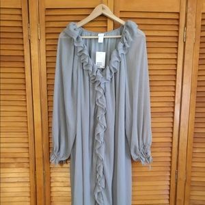 Zara NWT midi/maxi crepe dress cute w belt boots